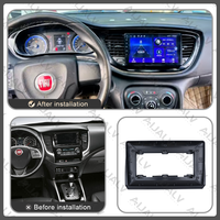 Vente flash : Cadre de montage pour autoradio Android avec GPS stéréo pour FIAT CROMA 2005-2010, cadre pour lecteur DVD de voiture Android