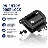 Rv Parts & amp; Accessoires Poignées Rv Serrure de porte d'entrée Rv Serrures de porte de caravane camping-car sans clé