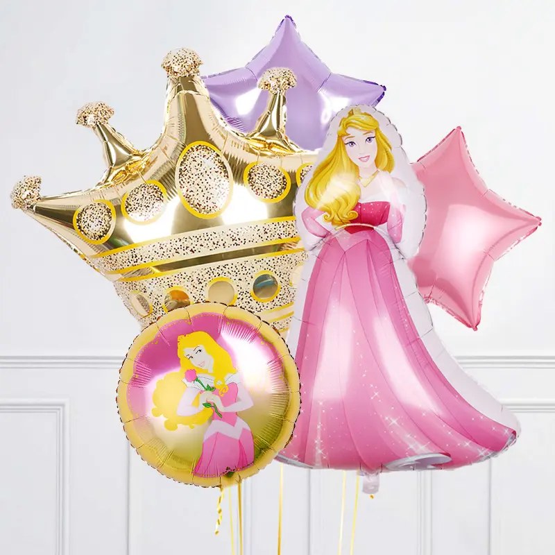 Ariel Balloon Set Baby Shower Kids Birthday Party Decoration Cartoon Valentine's Day Foil Princess Helium Balloon