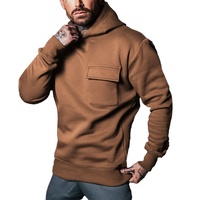 Sweat-shirt à capuche décontracté tendance DF-89 pour hommes, grandes tailles