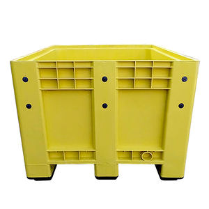 Toptan plastik tekerlekli palet sandık depo büyük mobil depolama plastik köpek kafesi - Product Image 2