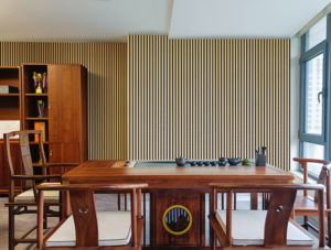 Decoración Interior moderna Reducción <span class=keywords><strong>de</strong></span> ruido Fieltro suave Aislamiento acústico Listón <span class=keywords><strong>de</strong></span> madera Paneles <span class=keywords><strong>de</strong></span> pared acústicos flexibles - Product Image 6