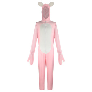 Body de Conejita Rosa para Adultos, Unisex, de Spandex y Poliéster, Disfraz para Cosplay y Actuaciones en Escenario - Product Image 2