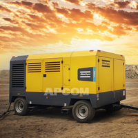 Compresseurs d'air mobiles diesel Atlas V1200 V900 Copco 25 bar 34m3 25 bar 1200cfm AtlasCopco V 1200 900 Cfm Compresor AirCompressor