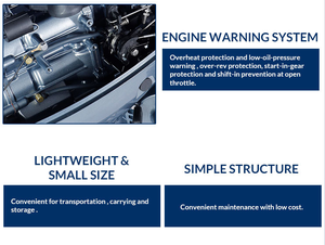 Moteur hors-bord Yamaha 15 CV 2 temps à couple élevé pour les villages côtiers - Vente en gros - Product Image 5