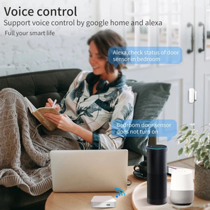 Sensor de Puerta Inteligente Wifi Zigbee, Detector Magnético de Apertura y Cierre de Puertas, Compatible con la Aplicación Google Home, Sensor de Puerta para Ventanas - Product Image 3