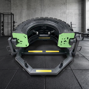 Heavy Load Rubber Rolling Tire <b>Exerciser</b> Adjustable Resistance Cross Training Equipment For Athletic Club - Product Image 3
