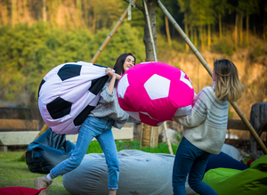 Quantité minimale de commande, <span class=keywords><strong>coussin</strong></span> de siège de chaise, pouf pour adultes et enfants, grand pouf de Football en plein air - Product Image 6