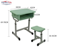 Bureaux et chaises en plastique ABS épaissi pour les écoles primaires et secondaires pour l'apprentissage de la formation pour les étudiants des classes de tutorat