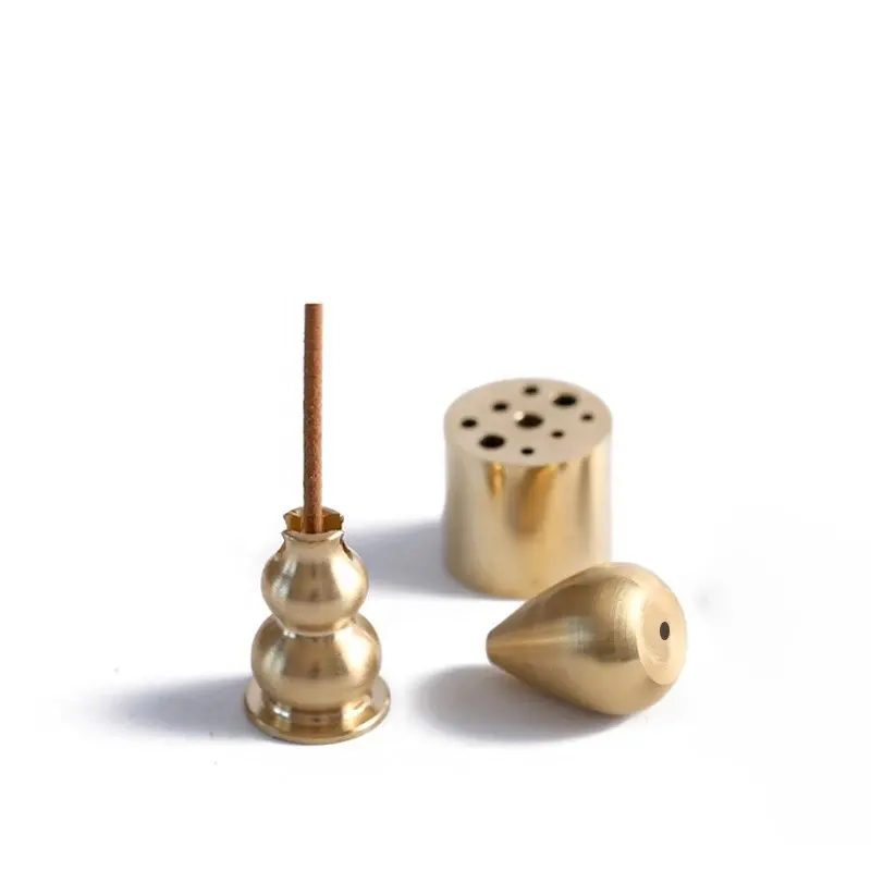 Trung Quốc Trang Trí Nội Thất Sang Trọng Mini Hương Stick Hiện Đại Vòng Tùy Chỉnh Brass Kim Loại Hương Chủ/Hương Burner Chủ