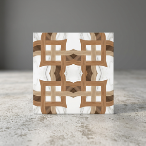 Carreaux de sol en céramique imprimés HD effet bois Vistaar 30x30 12x12 – Option de revêtement de sol en bois économique 300x300mm – Mosaïque de carrelage pour sol - Product Image 5