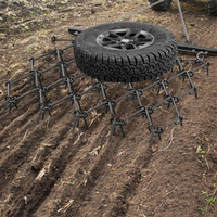 Grada de arrastre directo ToolTuff de 4 pies. X 8 pies, 42-016 ATV UTV Cadena Grada Arrastre Grado Tractor