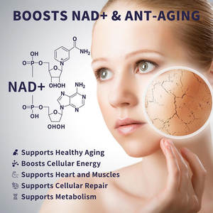 OEM Private Label Natuurlijke Smaak Hoge Potentie Antioxidanten Anti-verouderingshuidverzorging Liposomale <span class=keywords><strong>NAD</strong></span> Booster Druppels voor Vrouwen 60ml - Product Image 3