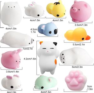 16 Pcs Lovely Squishies Stress Relief Mochi Toys Mini <b>Animals</b> Cat Easter Gifts - Product Image 4