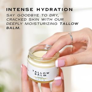 บาล์มน้ำผึ้งดิบวานิลลาแทลโลว์ครีมบำรุงผิวลดรอยแดงระคายเคืองให้ความชุ่มชื้นแก่ผิวด้วยหญ้า - Product Image 4