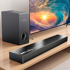 ซาวด์บาร์ 2.1 แชนแนล <span class=keywords><strong>Dolby</strong></span> Atmos พร้อมซับวูฟเฟอร์แบบมีสาย กำลังขับสูงสุด 190 วัตต์ ระบบโฮมเธียเตอร์ EARC BT 5.3 สำหรับทีวี - Product Image 1