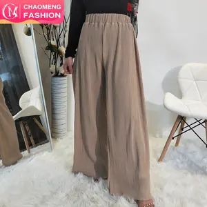 1909# 2019 best selling girl skirt muslim women long maxi skirt pants