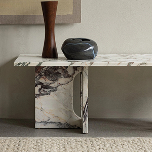 Sang trọng hình chữ nhật bằng đá cẩm thạch tự nhiên phòng ăn calacatta Viola Đá Cẩm Thạch Bàn cà phê - Product Image 2