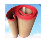 Bande transporteuse alimentaire en fibre de verre enduite de PTFE de haute qualité et à maille ouverte, compétitive