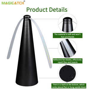 Ventilateur pliable Magicatch en PP avec pales souples et conception à autonomie prolongée pour les buffets de chambre d'hôtel - Product Image 3