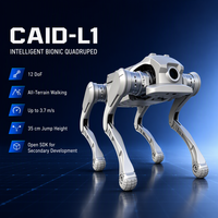 Hundespielzeug 300W Bionischer Vierbeiniger Roboter-Hund Begleiter Intelligenter Mechanischer Motor-Spielzeugroboter 43,2V Visuelle Erkennung CAI YY-CAID-L1