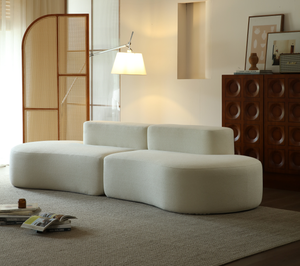 Sofá Seccional Redondo de Espuma de Alta Resiliencia Multiusos, Cómodo, de Tela, Moderno, para Sala de Estar, <span class=keywords><strong>Jelo</strong></span> - Product Image 1