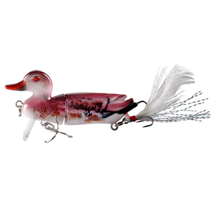70mm 11g flotante dos secciones pesca pato Topwater señuelo - Product Image 6