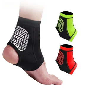 RunningWell Respirant Sports de Plein Air Football Basketball Entorse Protection Cheville Protection Compression Cheville Soutien