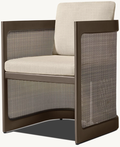 Patio Chair Aluminum Furniture Teslin <b>Garden</b> Dining Chair Set Outdoor - Product Image 3