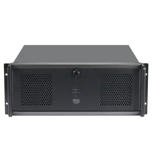 New 4U Chassis with locking front panel Takes ITX- ATX motherboards and standard Pc Psu. Looks great with Aluminium front