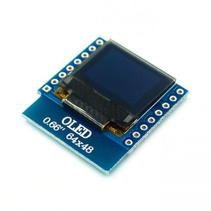 จอแสดงผล <span class=keywords><strong>OLED</strong></span> LED LCD ขนาด 0.66 นิ้ว ใช้งานร่วมกับ WEMOS D1 MINI <span class=keywords><strong>ESP32</strong></span> 64X48 จอแสดงผล 0.66 นิ้ว โมดูล <span class=keywords><strong>Oled</strong></span> 0.66" IIC <span class=keywords><strong>I2C</strong></span> - Product Image 5