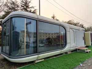 Maison Capsule Spatiale Modulaire Préfabriquée Directement de l'Usine avec Salle de Bain et Cuisine pour Usage Résidentiel, Camping, <span class=keywords><strong>Location</strong></span> et Projets Hôteliers - Product Image 4