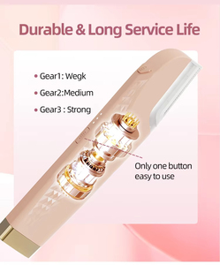 Nueva Afeitadora Dermaplaning Sónica para Mujer, Afeitadora Dermaplaning Recargable de Tres Velocidades con 6 Cuchillas de Repuesto - Product Image 4