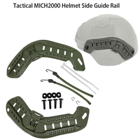 Casque tactique Tri-Claw Warfalcon avec rail latéral ARC en nylon, accessoires de chasse