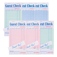 Carnet de commandes personnalisé avec logo, numéroté en séquence, pour restaurant, café, hôtel, bloc-notes de serveur pour les commandes