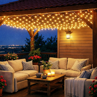 Guirlandes solaires TSINYE pour l'extérieur, alimentées par USB, étanches, pour la décoration de la terrasse et du jardin, RGB, blanc chaud, blanc froid