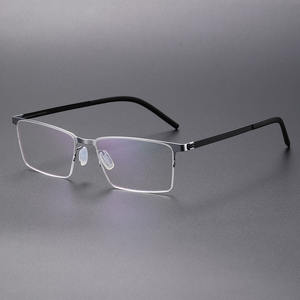 Osicare CHIOE High End Qualidade Spects Óculos De Metal Quadros Ópticos Templos Óculos De Olho Homens Leitura Frames De Vidro De Prescrição - Product Image 6