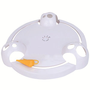 Jouet interactif moderne en plastique pour chat, attrape-souris électronique rotatif, plateau tournant pour chaton, vitesse réglable - Product Image 2