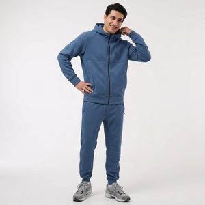 Conjunto Deportivo Unisex con Capucha, Estampado Animal, Lavado Ácido, Dos Piezas, Ropa Deportiva Cómoda, Conjunto Casual para Correr, Entrenamiento, Gimnasio - Product Image 1
