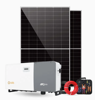 Kit de Centrale Solaire Photovoltaïque Triphasée Connectée au Réseau pour Usage Commercial et Industriel 50kW 60kW 80kW 100kW