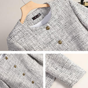 Abrigo de Mujer de Alta Gama IStapromo Gifts, Estilo Elegante, Temperamento de Socialité, Estilo Extranjero, Chaqueta Corta de Lana, Blazers Elegantes - Product Image 3