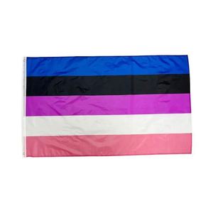 ธงโพลีเอสเตอร์ขนาด 3x5 ฟุต ออกแบบเองได้ สำหรับงานเฉลิมฉลองความภาคภูมิใจของคนเกย์ ลดราคาพิเศษ - Product Image 5