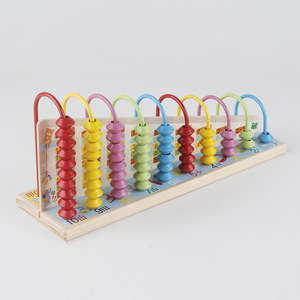 Ábaco Educativo de Madera con 10 Cuentas, Juguete de Aprendizaje de Matemáticas para Niños de 5 a 7 Años, Venta al Por Mayor - Product Image 5