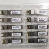 Module optique transceiver RJ45 10GBASE-T SFP+ 30m en cuivre FTTH pour convertisseurs de médias Cisco Mikrotik SFP+ 10G