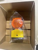 Panneau solaire ambre de sécurité LED Barricade Traffic Flashing Warning Lamp Light