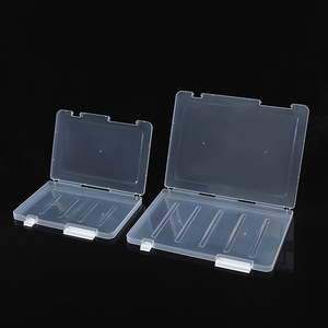 Transparent Document Organizer Box A4 Size With Cover For Office Desk Storage Rectangle Shape Solid Color - Product Image 1