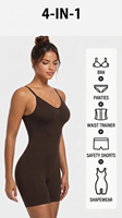 Vente en gros de body sculptant sans couture personnalisé pour femmes, contrôle du ventre, maintien ferme, taille plus, body shaper