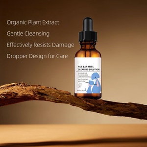 USMLIE Vente en gros Gouttes Gouttes pour les oreilles pour chats Huile essentielle végétale Huile de romarin <span class=keywords><strong>Nettoyant</strong></span> pour les oreilles Rinçage otique pour les infections pour chiens - Product Image 5