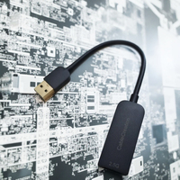 Adaptador Ethernet USB 3.0 a 2.5G CableCreation [RTL8156] 2500Mbps RJ45 LAN Dongle, Aluminio para MacBook y Portátiles Windows