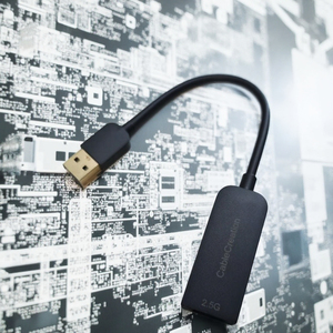 สายเคเบิลอะแดปเตอร์อีเธอร์เน็ต <span class=keywords><strong>LAN</strong></span> แบบ USB 3.0 RJ45 2.5 กิกะบิต ยี่ห้อ CableCreation ชิปเซ็ต RTL8156 รองรับ <span class=keywords><strong>WOL</strong></span> ความเร็ว 2.5Gbps สำหรับใช้งานกับแล็ปท็อปแบบเชื่อมต่อภายนอก - Product Image 1
